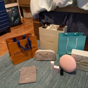 DIORNew Beauty Pouch Embroidered Butterflies and. Dragonflies Limited Edition